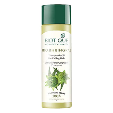 Biotique Bio Bhringraj Fresh Growth Therapeutic Oil, 120ml And Biotique Bio Seaweed Revitalizing Anti Fatigue Eye Gel, 15g